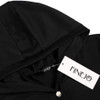 FINEJO Plus Size 3XL Autumn Hooded Bodycon Dress for Women - Sexy Long Sleeve V Neck Cotton Pencil Dress for Casual and Party Wear