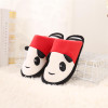 Cozy Unisex Panda House Slippers for Men - Plush Non-Slip Winter Slides and Warm Furry Home Shoes