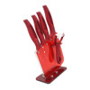 FINDKING Beauty Gifts Zirconia red handle Ceramic Knife with holder kitchen Set 3" 4" 5" 6" inch+ Peeler+Holder kitchen knife