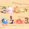 Finding dory 8pcs/lot Finding Nemo Clownfish Dory Collection PVC figure Dolls Toy Kids Gifts 2-5cm