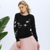 FinalFit Women Sweater Floral Embroidery Autumn Causal Sweater Women Pullovers 2017 Female Chandail Pull Femme Sueter Mujer