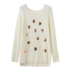 FinalFit Sequined Sweater Women Autumn Causal Knitted Women Sweater Pullovers Pull Femme