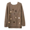 FinalFit Sequined Sweater Women Autumn Causal Knitted Women Sweater Pullovers Pull Femme