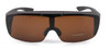 Filp up polarized Fit over sunglasses with lens folding wear on regular prescription glasses