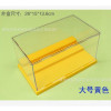 Figures Protection Showcase Single Sale Display Box with Base Plate for DIY Dolls Building Blocks Toys House Gift for Children
