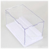 Figures Protection Showcase Single Sale Display Box with Base Plate for DIY Dolls Building Blocks Toys House Gift for Children