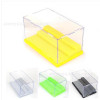 Figures Protection Showcase Single Sale Display Box with Base Plate for DIY Dolls Building Blocks Toys House Gift for Children