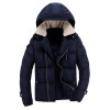 Field Base Men Winter Parkas Casual New Hooded Thick Padded Jacket Zipper Slim Men Coats Men Parka Outwear Warm Male Jackets