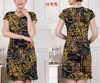 FICUSRONG L-4XL New Fashion Women Summer dress Slim Tunic Milk Silk print Floral dresses Casual Plus Size sexy bodycon dress