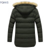FGKKS New Brand Clothing Winter Men Jacket Fashion Mens Winter Parka With Hood Casual Warm Men's Coats Thick Long Parkas Male