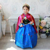 Fever Elsa Dresses Girl Cosplay Costume Snow Queen Princess Girl Dress Kids Party Clothing Fantasia Infantis Vestido Menina 3-9Y