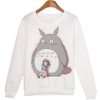 Fevengetoll 2017 Sweatshirts Kawaii Pullovers Moleton New Cute Totoro Hoodies Winter sudaderas mujer WMH35