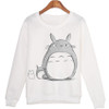 Fevengetoll 2017 Sweatshirts Kawaii Pullovers Moleton New Cute Totoro Hoodies Winter sudaderas mujer WMH35