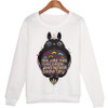 Fevengetoll 2017 Sweatshirts Kawaii Pullovers Moleton New Cute Totoro Hoodies Winter sudaderas mujer WMH35
