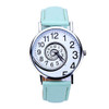 New Hot Sale Fashion watch Louise Women Swirl Pattern Leather Analog Quartz Wrist Watch Freeshipping clock Relogio Feminino