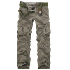 New Hot Men's Casual Army Cargo Camo Combat Style Pants Overall Loose Multi-Pocket Trend Men's Plus Size Casual Trousers