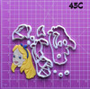 Alice in Wonderland 3D Printed Cookie Cutter