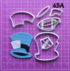 Alice in Wonderland 3D Printed Cookie Cutter