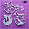 Alice in Wonderland 3D Printed Cookie Cutter