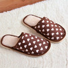 New Home Slippers 2017 Winter Cotton Plush Warm Home Indoor Slipper Heart Printed Men Women Lovers Floor Soft Slippers Shoes