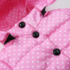 NEW Girls Winter Coat Baby Girls Jacket Warm Outerwear Children Coat fashion Dot Children Clothing Girls Clothes Hooded jacket