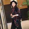 New Design Big Plaid Size Fashion Printed  Women Scarf  Warm Cotton Long Thick Ladies Shawls Hijab Winter Wrap Female Scarves