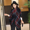New Design Big Plaid Size Fashion Printed  Women Scarf  Warm Cotton Long Thick Ladies Shawls Hijab Winter Wrap Female Scarves