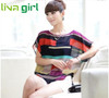 Summer Chiffon Shirt Women Fashion Short Sleeve Geometric Shirts Work Office Lady Loose Tops Loose Blouses Blusa Feminine Dec30
