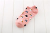 Summer CAT Warm comfortable cotton bamboo fiber girl women's socks ankle low female invisible color girl boy hosier 1pair=2pcs
