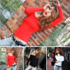 Summer Casual Women t Shirt Women Tops Solid Tee Cotton Boat Neck women's T-shirts Long Sleeve Camiseta Feminina