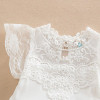 Summer Baby Embroidery lace Dress Toddler Girls Baby Kids Lace Tulle Dress Floral Princess Tutu Dress 2-7 Years