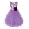 Summer Baby Dresses Girls Sequin Flower Bowknot Birthday Wedding Party Tutu Dress Girl