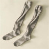 Stockings 7 Colors Fashion Women's Stockings Sexy Warm Thigh High Over The Knee Socks Long Cotton Stockings Girls Ladies Women