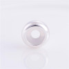 Sterling Silver Spacing Beads Polishing Smooth Beads Safety Mats Fits European Original Charm Bracelets DIY Jewelry Wholesale