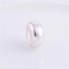 Sterling Silver Spacing Beads Polishing Smooth Beads Safety Mats Fits European Original Charm Bracelets DIY Jewelry Wholesale