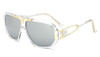 Steampunk Sunglasses 2017 Men Brand Designer Vintage Sun Glasses For Male Oversized Mirror Shades Retro Female Gafas Oculos