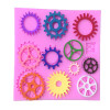 Steampunk Gears 3D Silicone Mold Fondant Cake Molds Cupcake Mould Kitchen Baking Tool Bakeware Chocolate Candy Cake Decoration