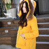 Dabuwawa Two Colors Winter Women Casual Down Coat Hooded Parka A Line Warm Jacket Down Duck Female