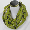 Dachshund infinity scarf lot foulard women sausage dog bufandas mujer echarpes foulards femme winter takca loop scarfs 2015