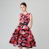 CYAN Women Summer Dress 2018 Casual Plus Size Floral Dress Sexy Vintage Elegant Ball Gown Evening Party Dresses Female Vestidos