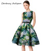 CYAN Women Summer Dress 2018 Casual Plus Size Floral Dress Sexy Vintage Elegant Ball Gown Evening Party Dresses Female Vestidos