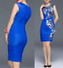 CYAN Summer Dress Women 2018 Casual Plus Size Elegant Floral Print Party Dress Sexy Slim Ladies White Bodycon Dress Female 4XL