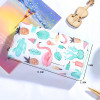 Cute Women's Clutch Wallet Long Purse Cartoon Fruit Print OWL Zipper Wallet for Women Ladies Card Holder Fresh Phone Bags Summer