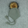 Cute Winter Baby Hat Fur Ball Pompom Cap Kids Girl Boy Winter Knitted Wool Hats Caps for Girls Hemming Hat Beanies