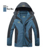 UNCO&BOROR Big size L~6XL,7XL,8XL outwear Waterproof Windproof Breathable Warm Jacket Winter Men Coat parka 2 in 1 set Clothing