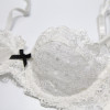 Ultrathin underwear lace transparent sexy bra set women plus size Half Cup bra and panty sets C cup brassiere white lingerie set Ultrathin underwear lace transparent sexy bra set women plus size Half Cup bra and panty sets C cup brassiere white lingerie set