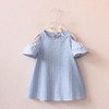 UK Infant Kids Girls Clothing Dresses Toddler Baby Sleeveless Princess Short Sleeve Striped Tutu Dress Clothes Girl