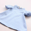 UK Infant Kids Girls Clothing Dresses Toddler Baby Sleeveless Princess Short Sleeve Striped Tutu Dress Clothes Girl