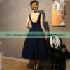 ANTI Navy Blue 2016 Elegant Cocktail Dresses Robe De Vestidos De Coctel Evening Party Short Gowns For Graduation Sweet 16 Years