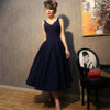 ANTI Navy Blue 2016 Elegant Cocktail Dresses Robe De Vestidos De Coctel Evening Party Short Gowns For Graduation Sweet 16 Years